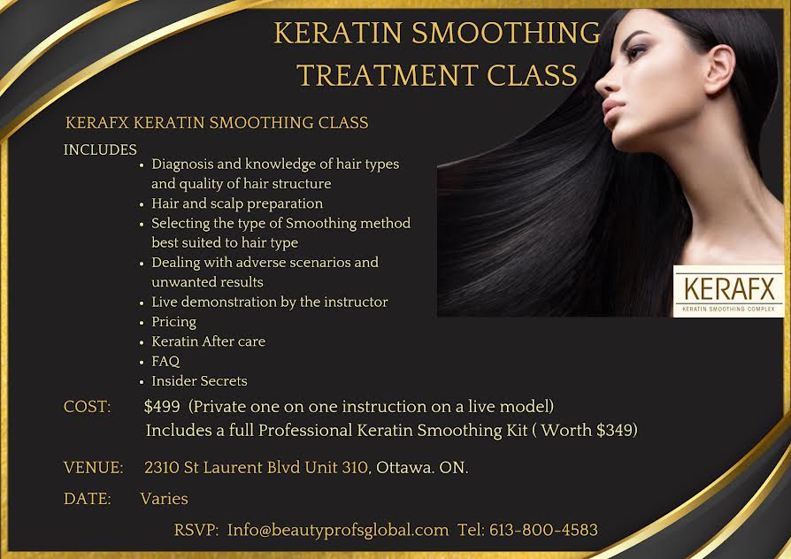 Keratin Smoothing Treatment Class